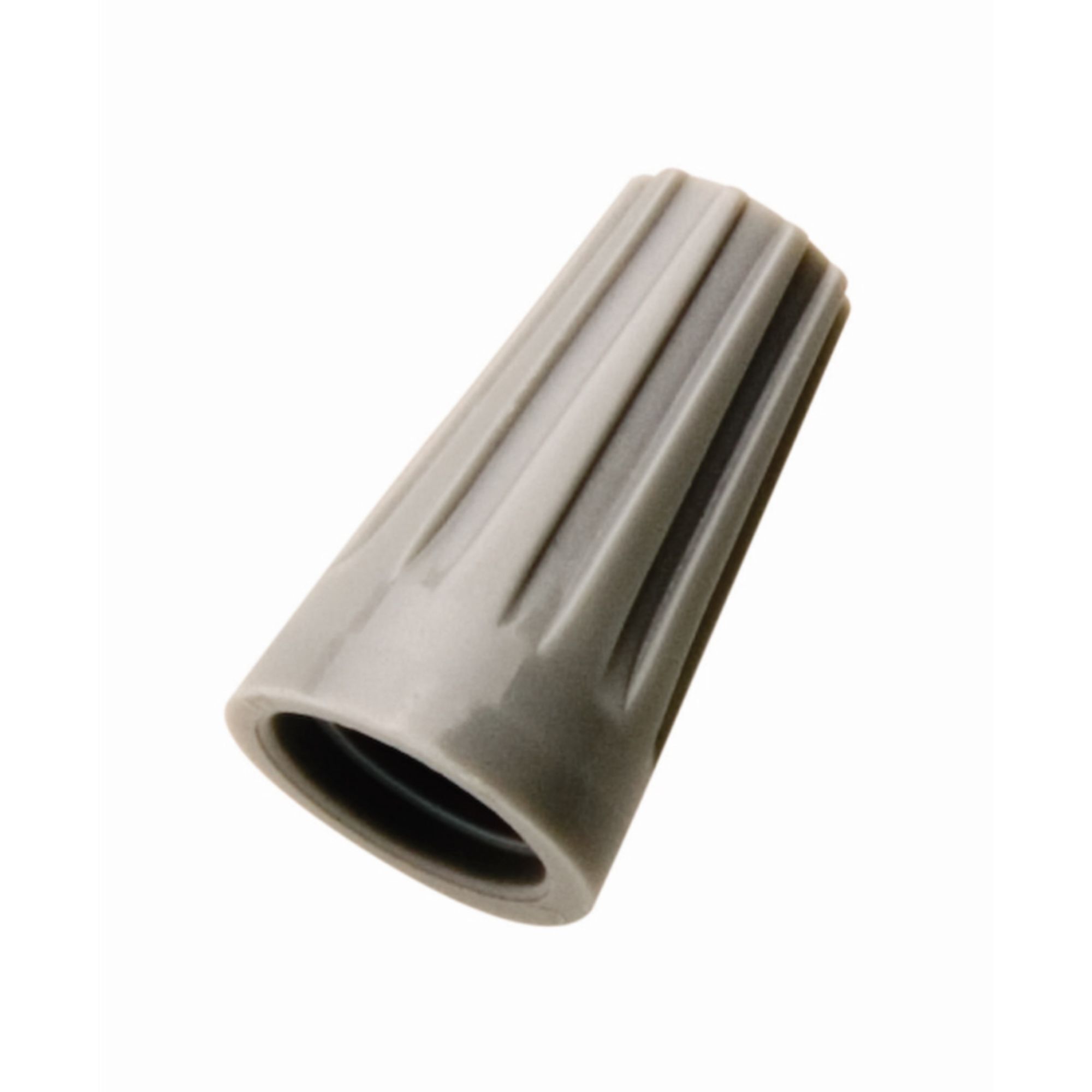 IDEAL, Gray Wire-Nut® 71B® Wire Connectors, Handles #22 to #18 AWG wire combinations , Ribbed shell for comfort grip, Durable copolymer shell, Plenum-rated, UL-listed, 30-071PL